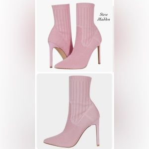 STEVE MADDEN DISCREET PINK BOOTS SZ. 6.5 NEW IN BOX💕